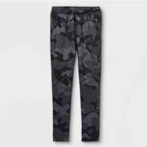 Boys' Performance Jogger Pants - All In Motion Black/Camo XS (4/5)